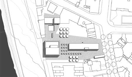 museum bozen, lageplan
