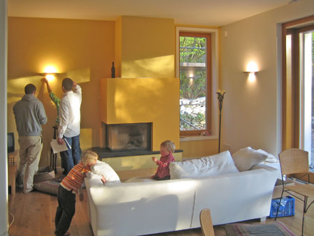 haus neumann, wohnzimmer, mai 2006